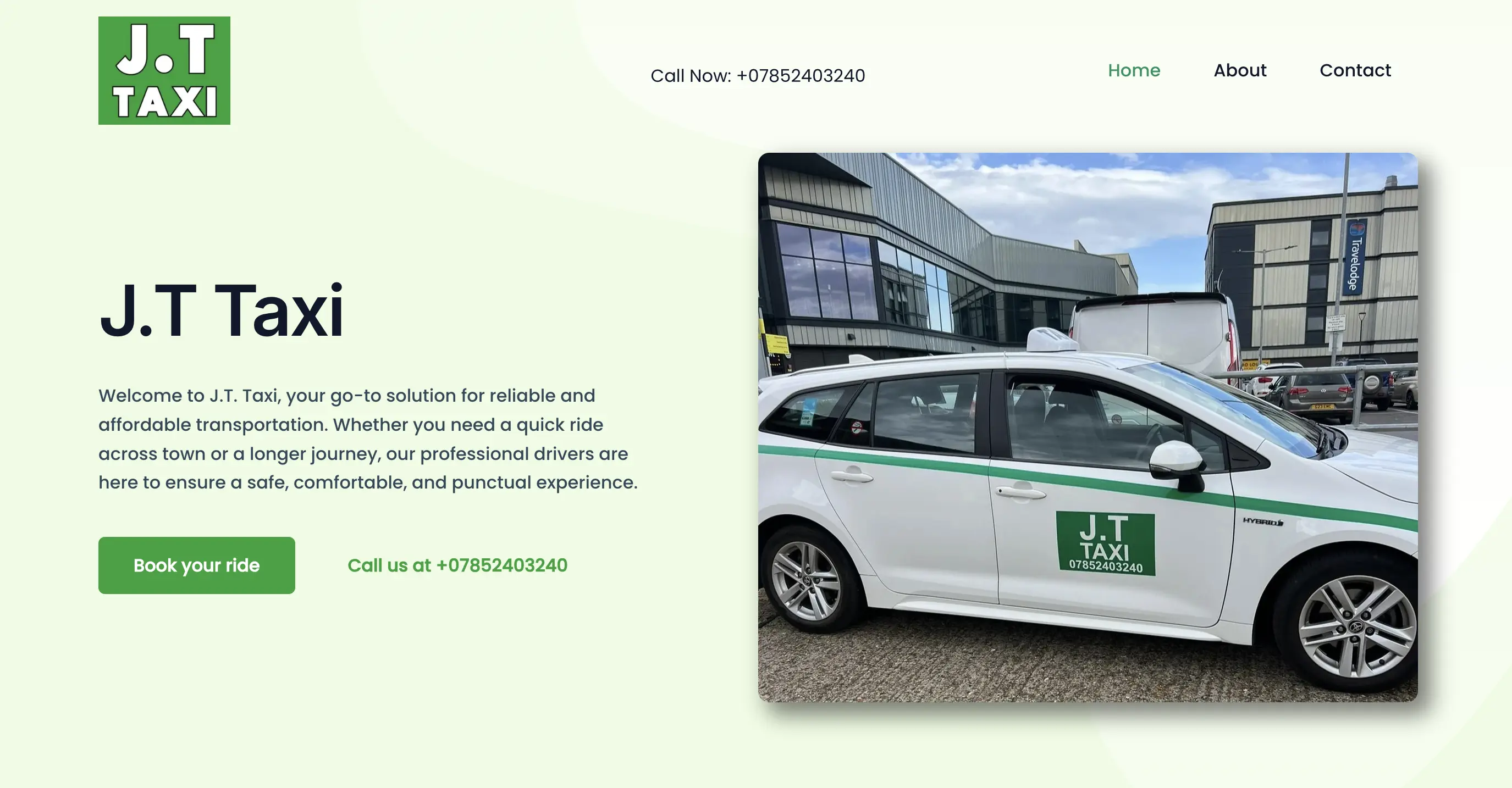 JT Taxi Services case study